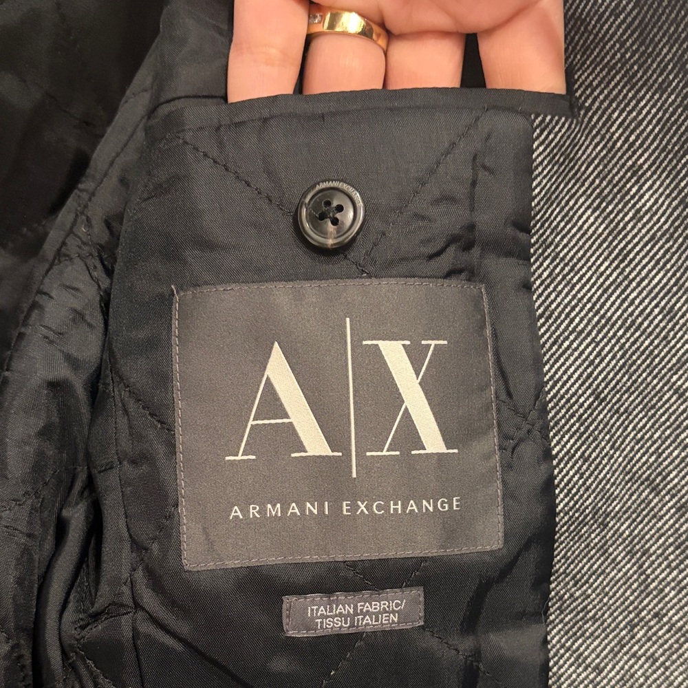 Armani Exchange Charcoal Blazer - Picture 4 of 6